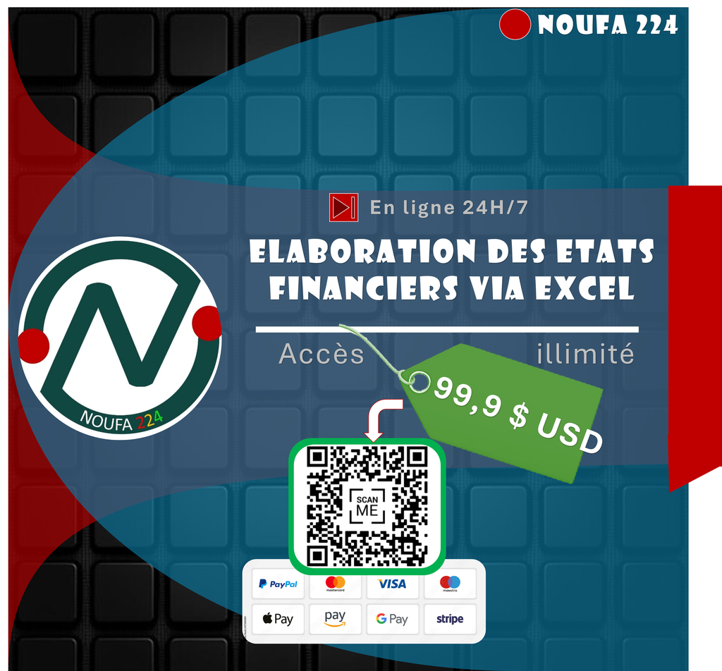Elaboration des états financiers via EXCEL : Ohada Révisé